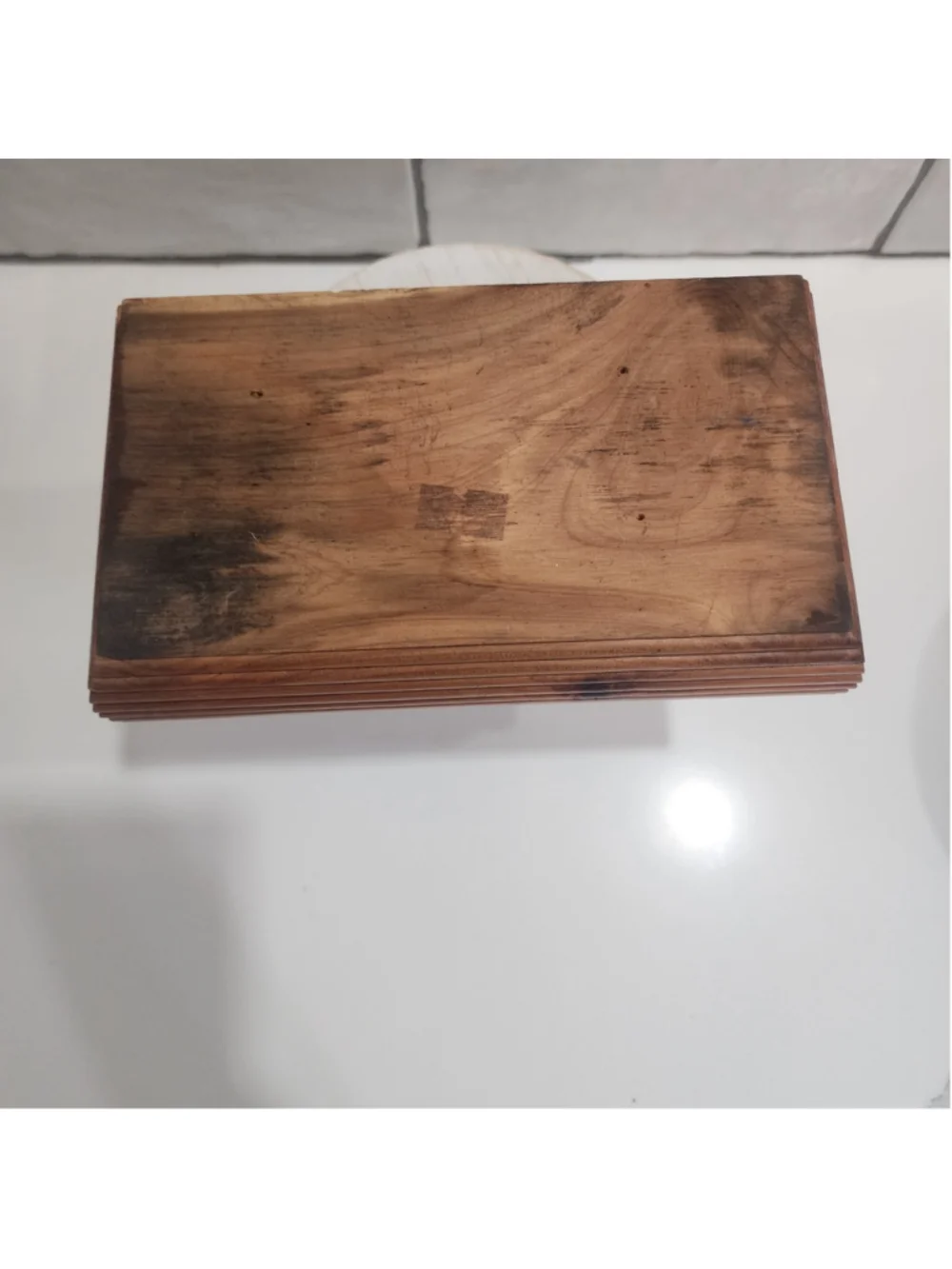 Vintage Gulf Shores Alabama Aromatic Cedar Keepsake Box Souvenir Trinket Box